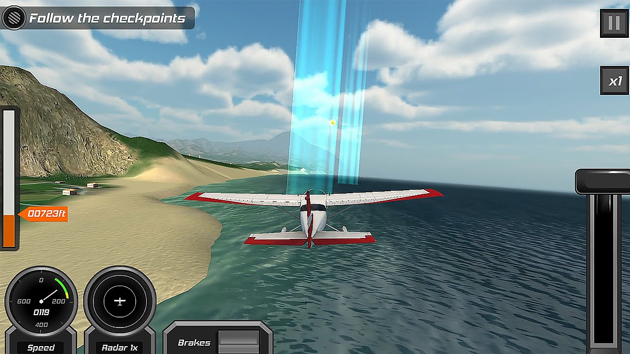 Game Simulator Pesawat Nokia X2 -01